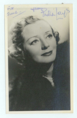 LAYE — Vintage photo signed and inscribed, | Sophie Dupré Autographs