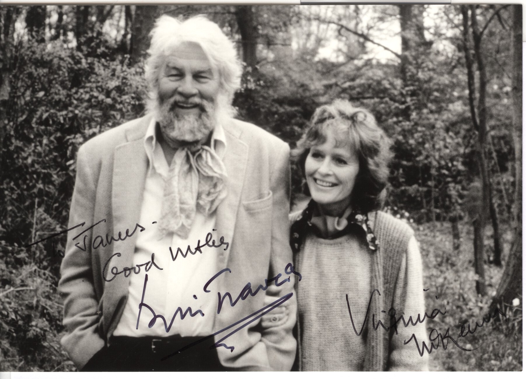 McKENNA — Photo signed by both and inscribed, | Sophie Dupré Autographs