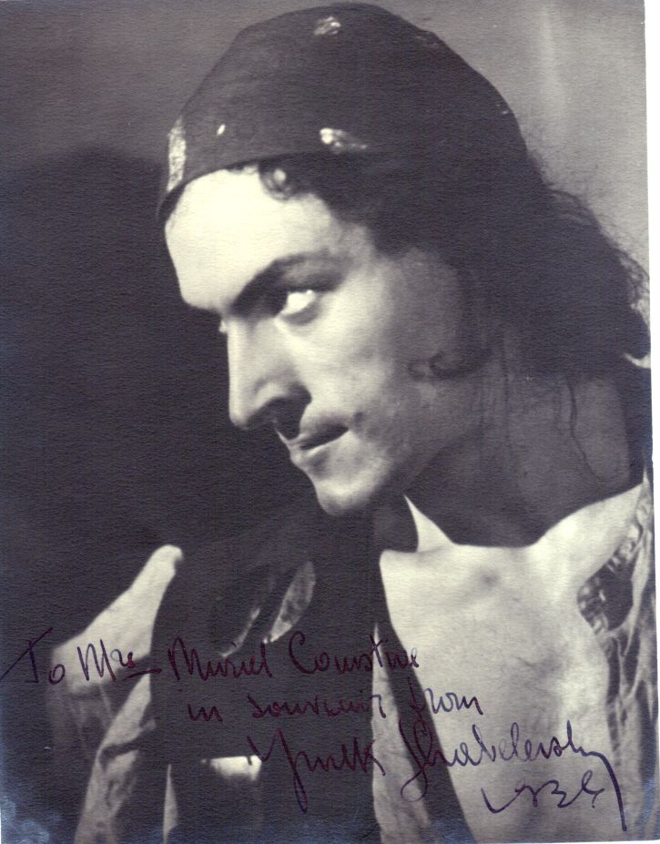SHABELEVSKY — Large photo signed and inscribed, | Sophie Dupré Autographs