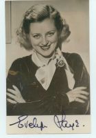 LAYE — Vintage postcard photo, signed underneath, | Sophie Dupré Autographs