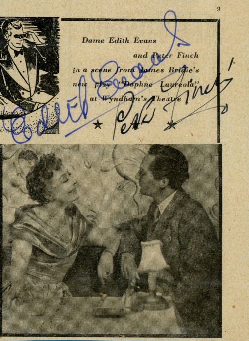 EVANS — Newspaper photo signed by both, | Sophie Dupré Autographs