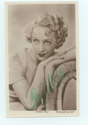 HALE — Vintage postcard photo by Dorothy Wilding, signed, | Sophie Dupré Autographs