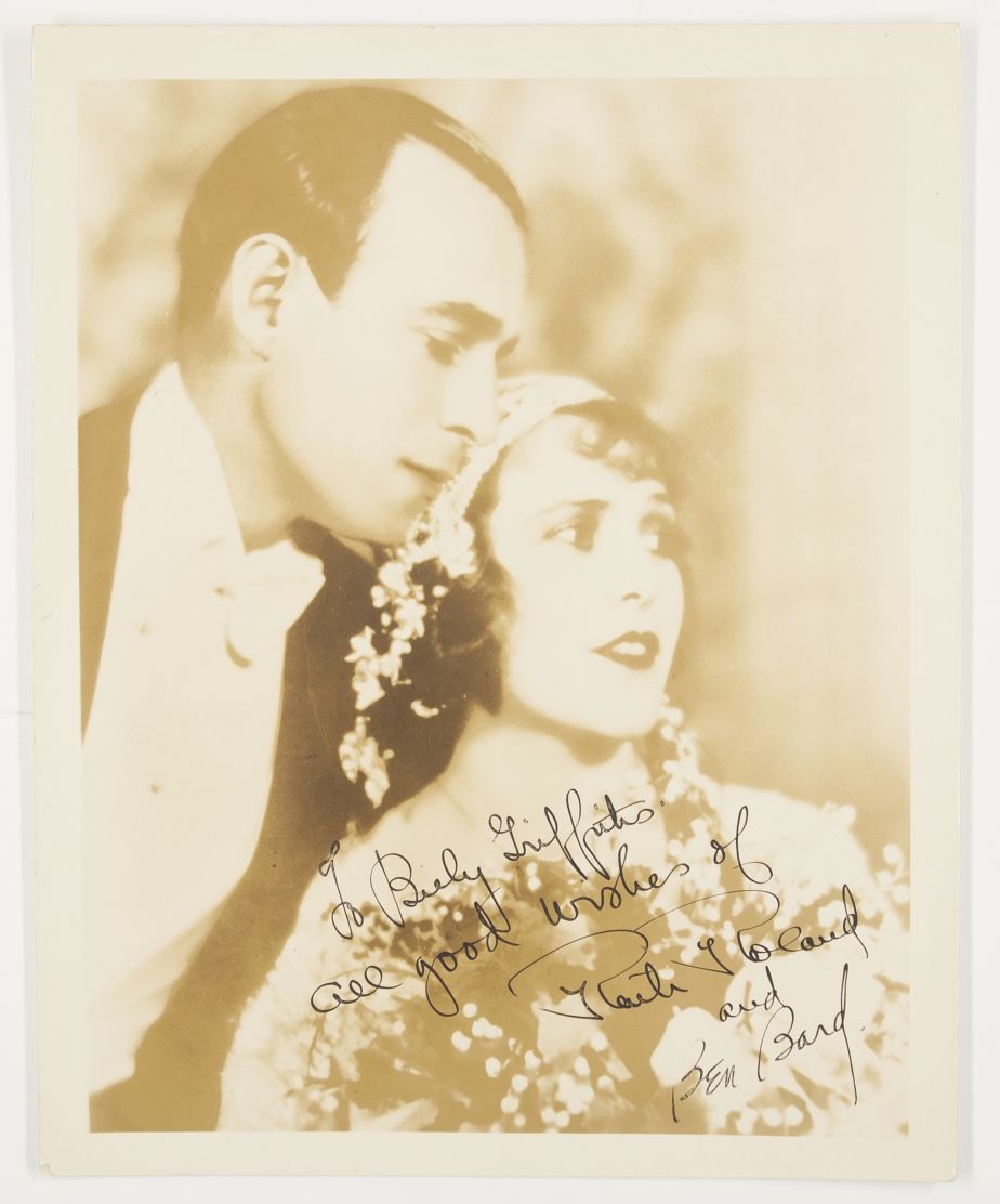 ROLAND — Superb vintage sepia photo, signed by both and inscribed by her, | Sophie Dupré Autographs