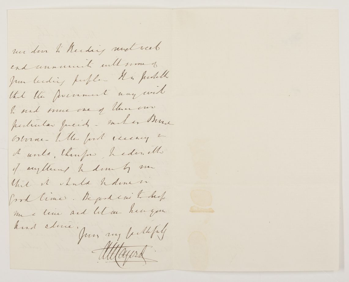 [MARCONI — Autograph note  in English, signed by his widow Marchesa Marconi, | Sophie Dupré Autographs