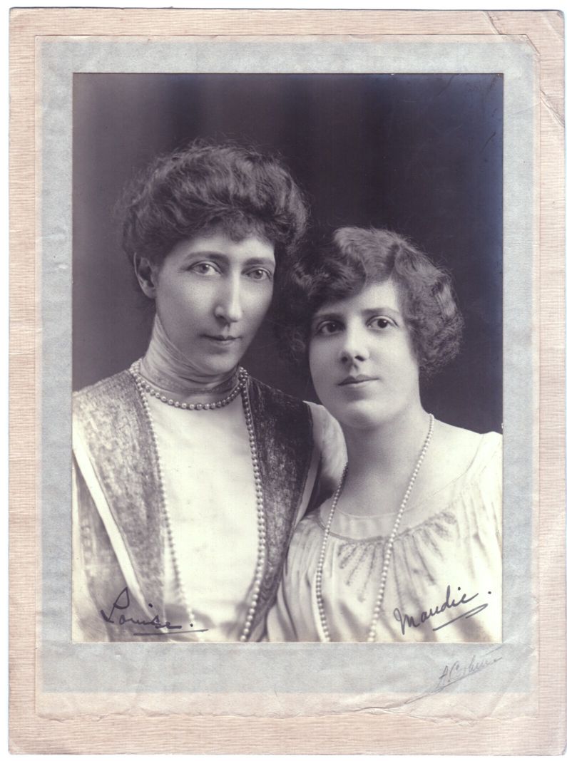 LOUISE VICTORIA — Fine photo by A. Corbett, signed by both and the photographer, | Sophie Dupré Autographs