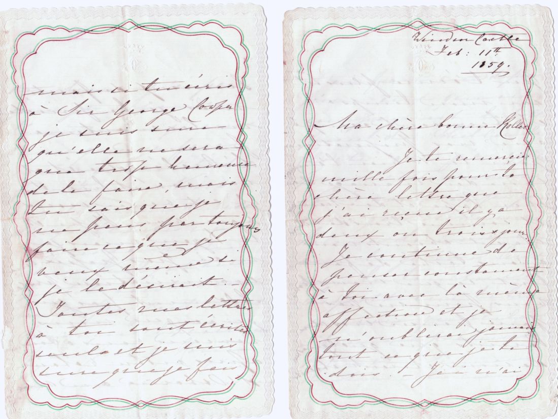 ALICE — Fine long Autograph Letter Signed in French with translation, to her governess Mme. Rollande ('Rollet'), | Sophie Dupré Autographs