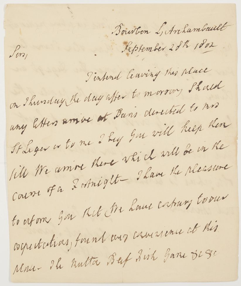 GUILFORD — Autograph letter signed to 'Sirs', | Sophie Dupré Autographs