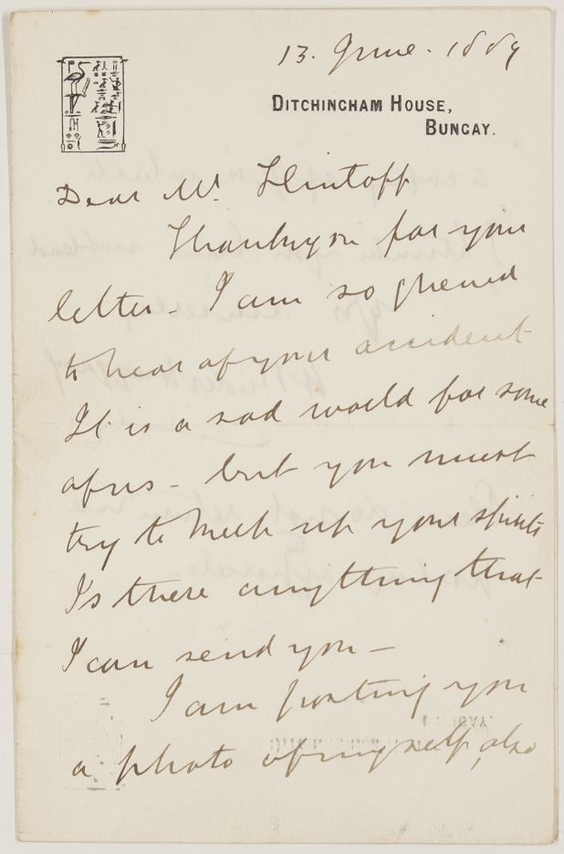 HAGGARD — Fine Autograph Letter Signed to Mr Flintoff, | Sophie Dupré Autographs