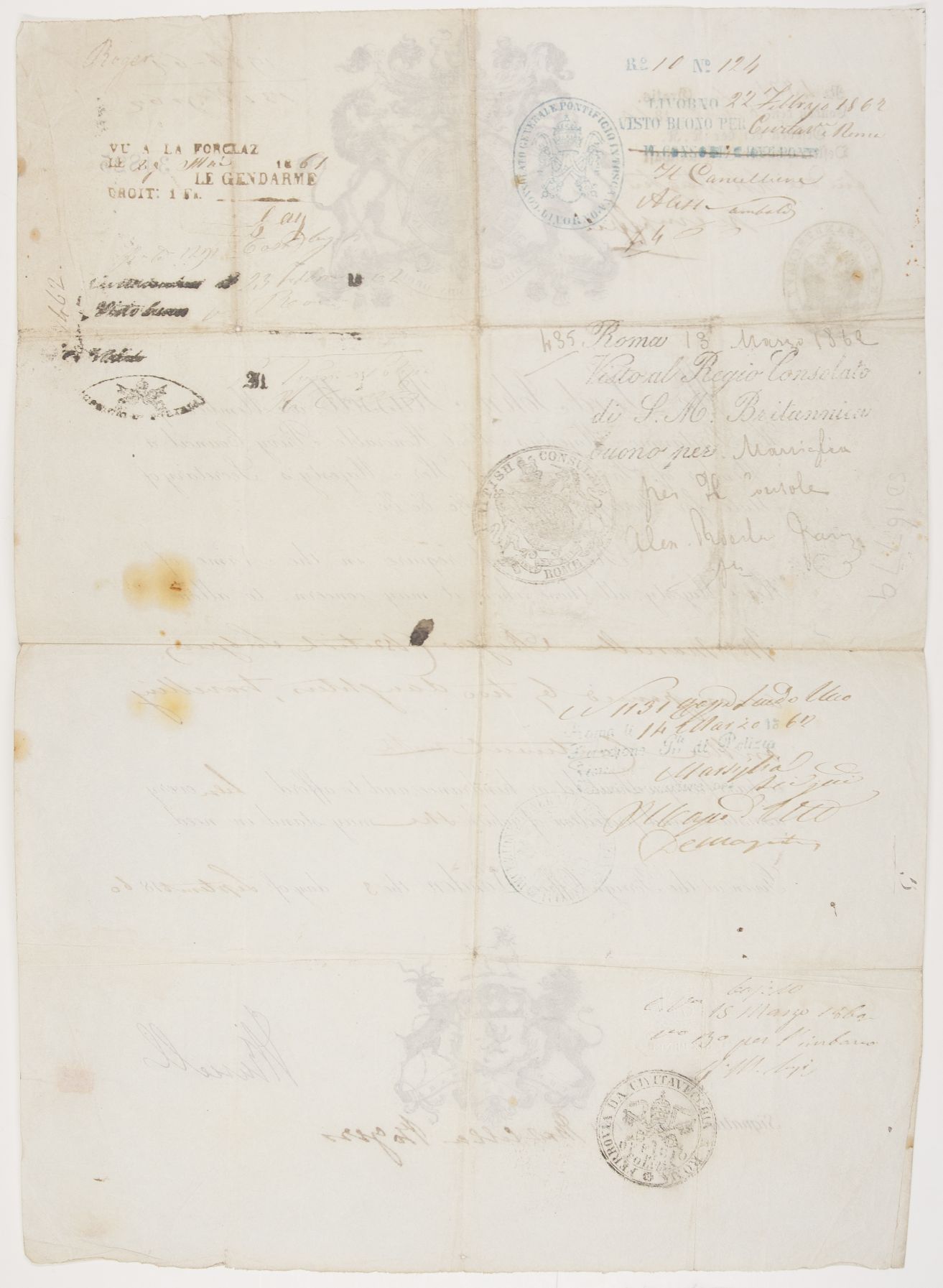 [RUSSELL — Passport with engraved signature 'J Russell' as Foreign Secretary, | Sophie Dupré Autographs