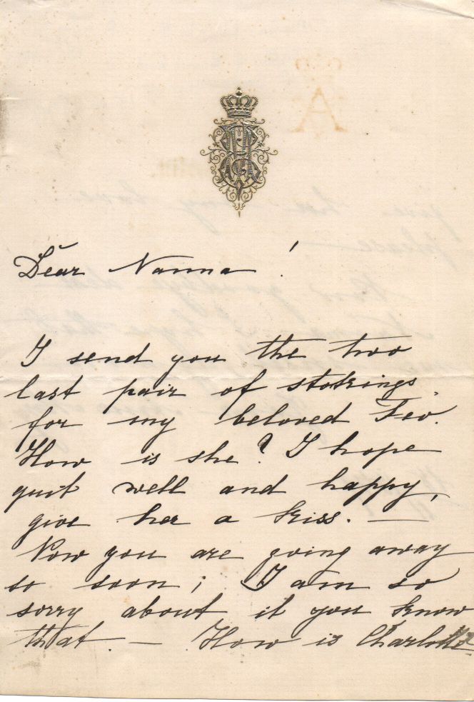 MARIA ELISABETH — Autograph letter signed, in English,  to 'Dear Nanna', | Sophie Dupré Autographs
