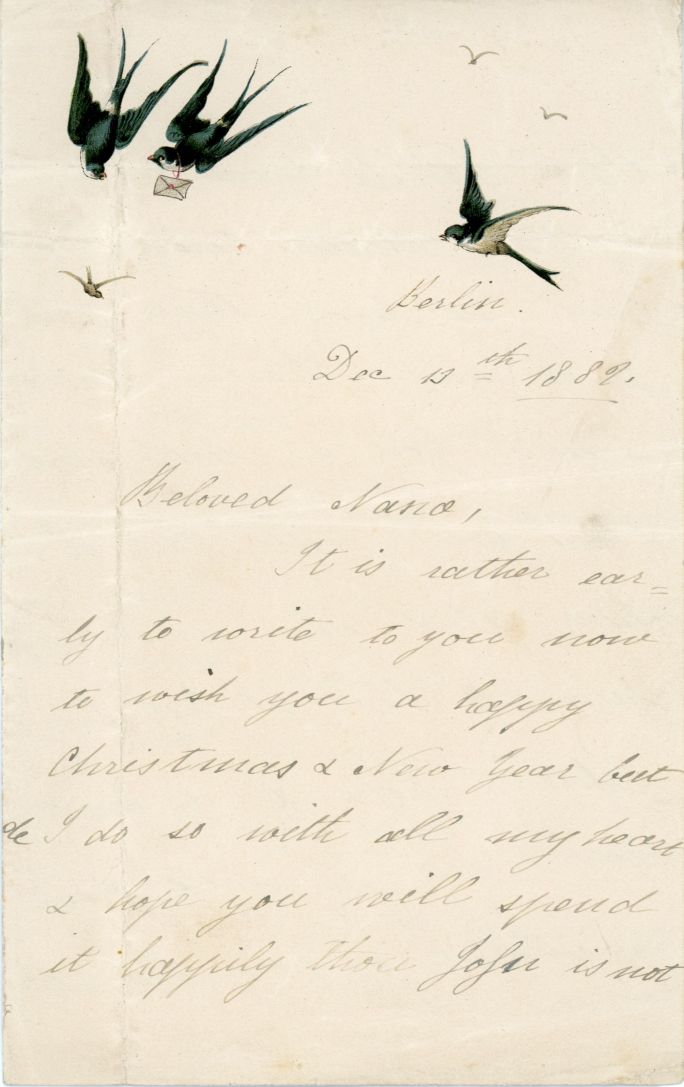 MARGARETE — Affectionate autograph letter, signed 'Mossy', in English, | Sophie Dupré Autographs