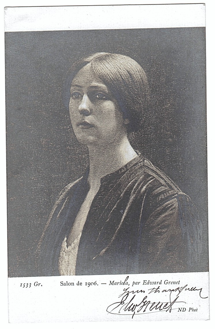 GRENET — Postcard photo signed and inscribed | Sophie Dupré Autographs