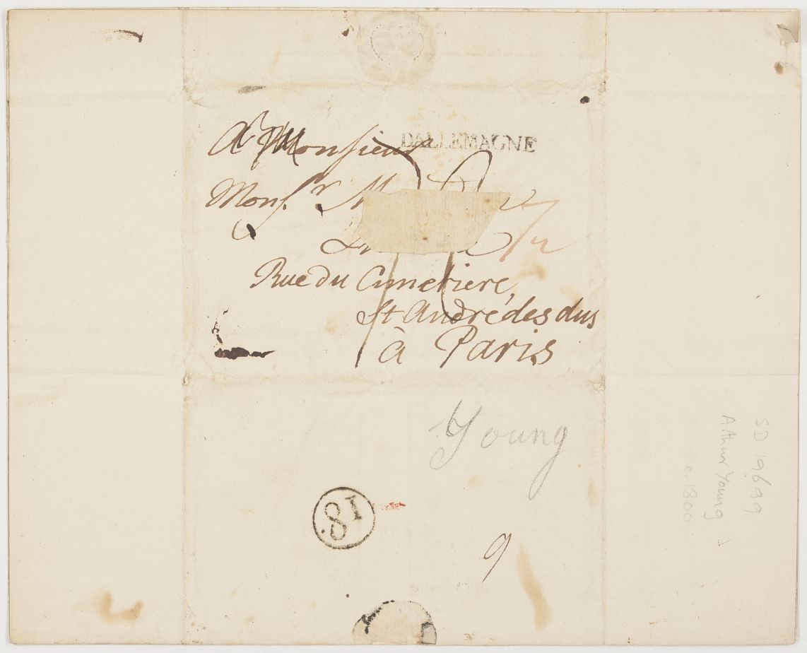 YOUNG — Autograph Letter Signed to Monsieur Maradan, publisher in Paris, | Sophie Dupré Autographs