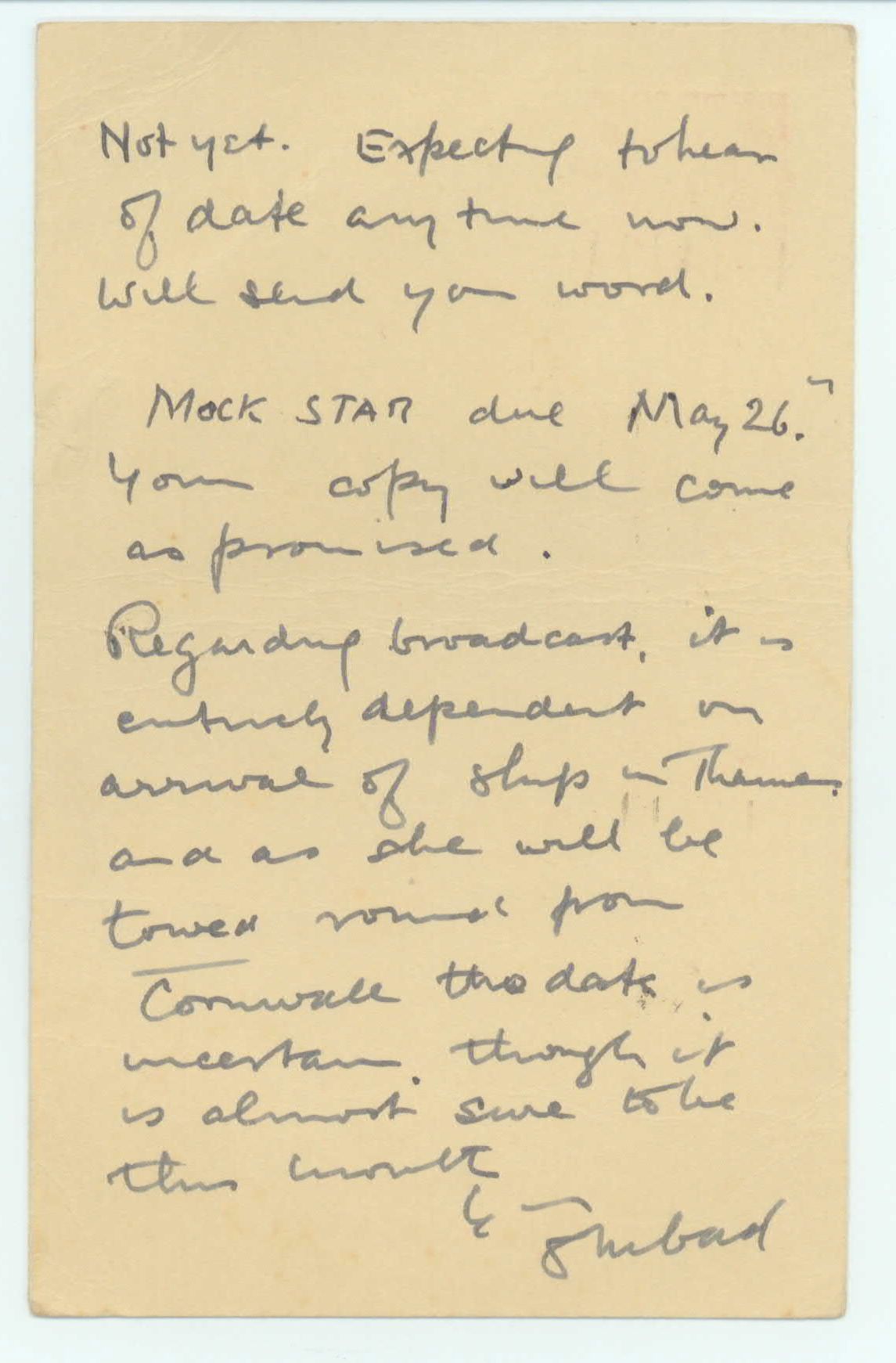 SINBAD — Autograph postcard signed 'Sinbad' to Eileen Cond, | Sophie Dupré Autographs