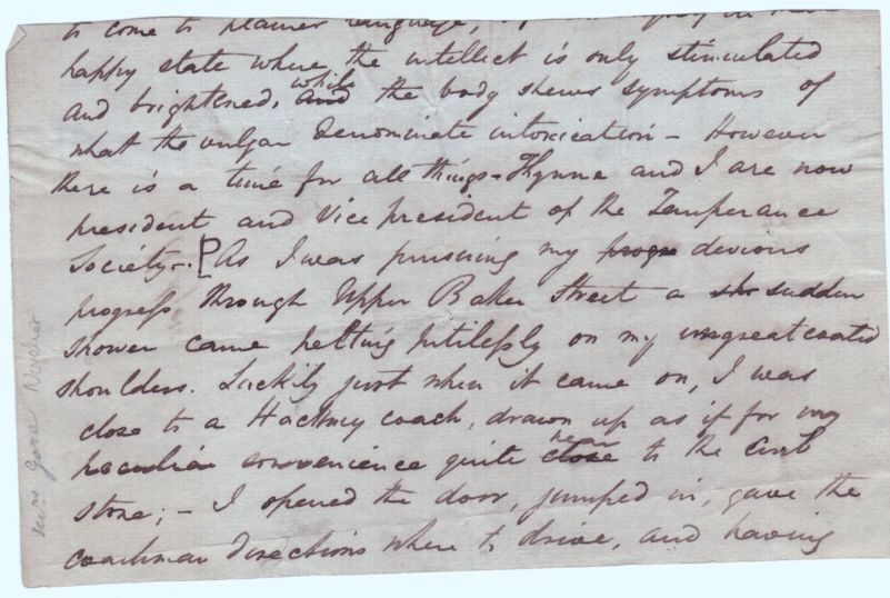 GREY — Frank to Mrs Whitelock, | Sophie Dupré Autographs