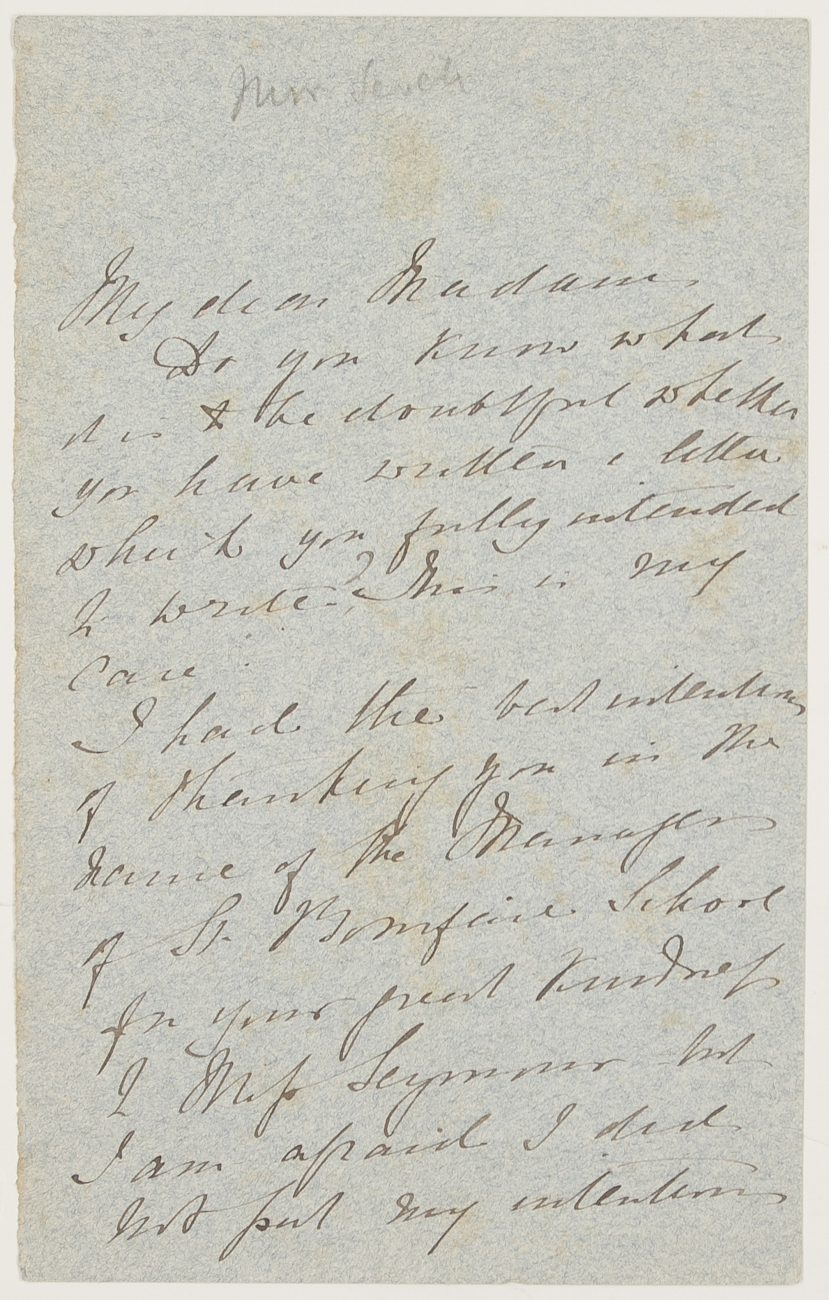 SEWELL — Group of 5 Autograph Letter Signed to Mrs Bramston or to Miss Anna Bramston, | Sophie Dupré Autographs