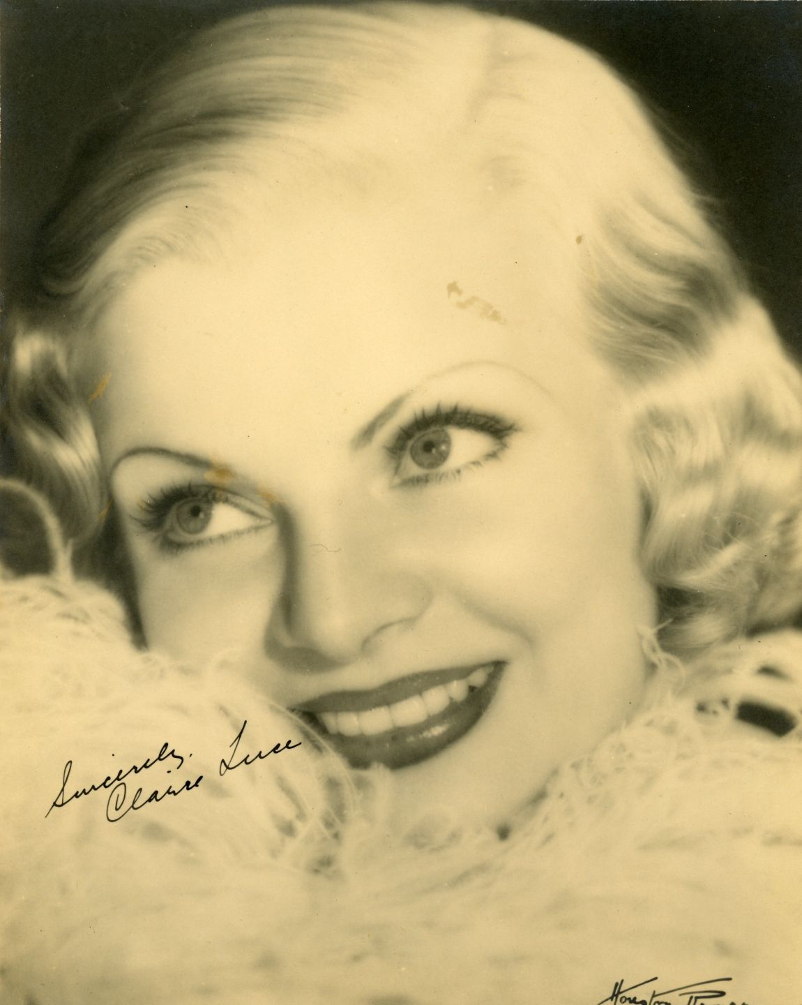 LUCE — Fine vintage photo by Houston Rogers, signed and inscribed | Sophie Dupré Autographs