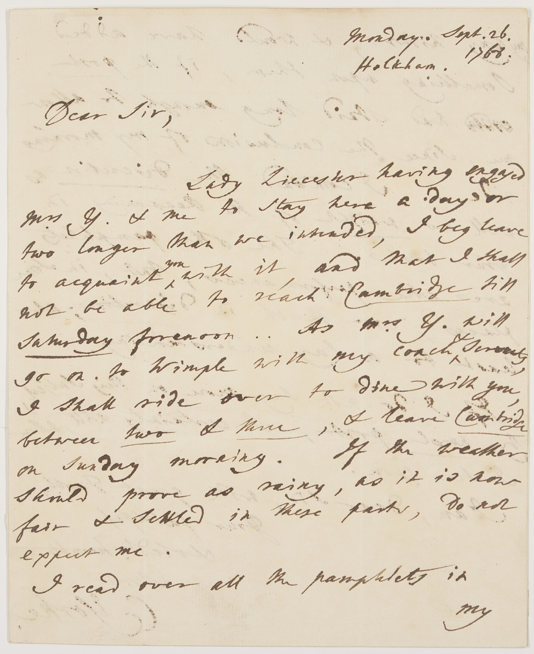 YORKE — Autograph Letter Signed to an unnamed correspondent, | Sophie Dupré Autographs