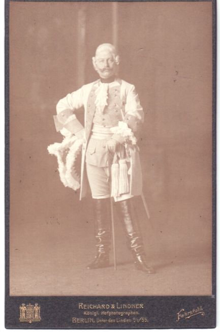 [WILHELM II — Fine unsigned cabinet photo by Reichard & Lindner, | Sophie Dupré Autographs