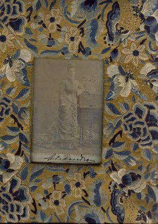 ALEXANDRA — Fine cabinet photo by Downey signed | Sophie Dupré Autographs