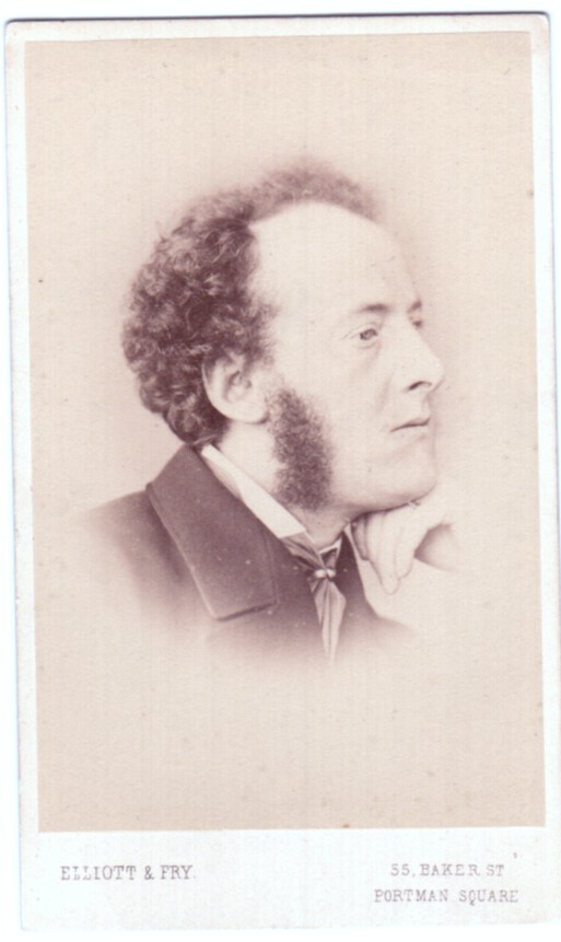 [MILLAIS — Unsigned carte de visite photo by Elliot & Fry, | Sophie Dupré Autographs