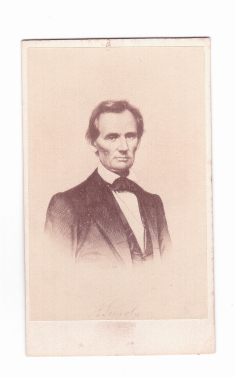 [LINCOLN — Unsigned carte de visite photo by Mason, | Sophie Dupré Autographs