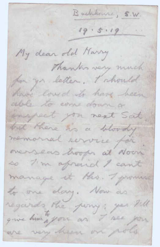 EDWARD VIII — Marvellous Autograph Letter in pencil signed with his intimate family name 'David' to his brother My dear old Harry  HENRY, Duke of Gloucester | Sophie Dupré Autographs