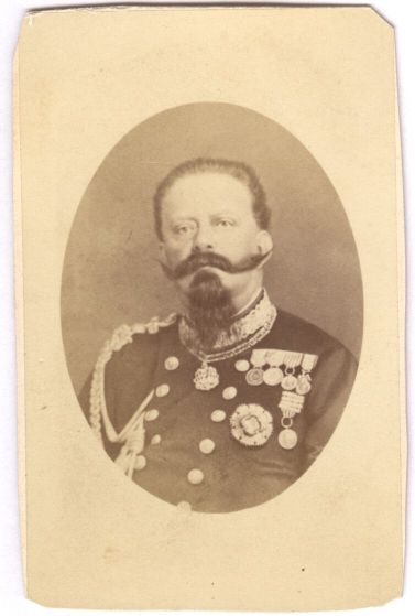 [VICTOR EMMANUEL II — Unsigned carte de visite photo by Montabone, Turin, | Sophie Dupré Autographs