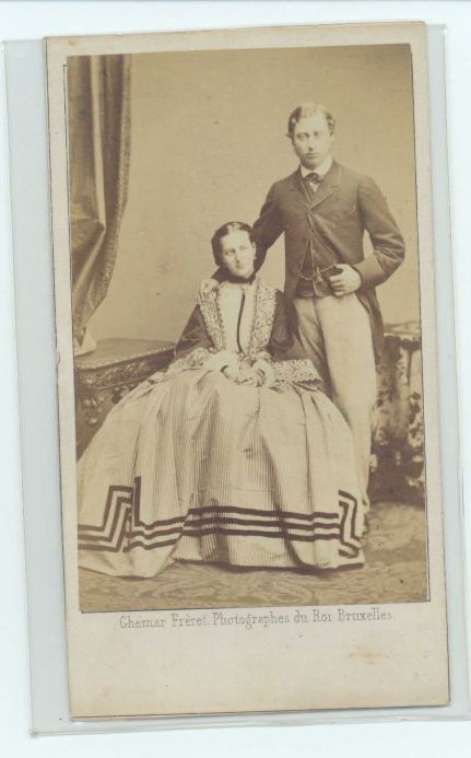 [EDWARD VII — Unsigned carte de visite photo by Ghemar Frères, Brussels, | Sophie Dupré Autographs