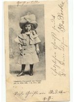 [ELISABETH — Very rare unsigned postcard photo by Kunstanstalt Lautz & Balzar, Darmstadt, | Sophie Dupré Autographs