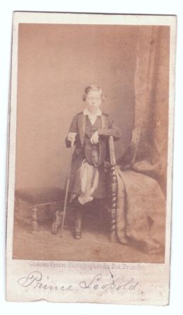 [LEOPOLD — Unsigned carte de visite photo by Ghemar Frères, | Sophie Dupré Autographs