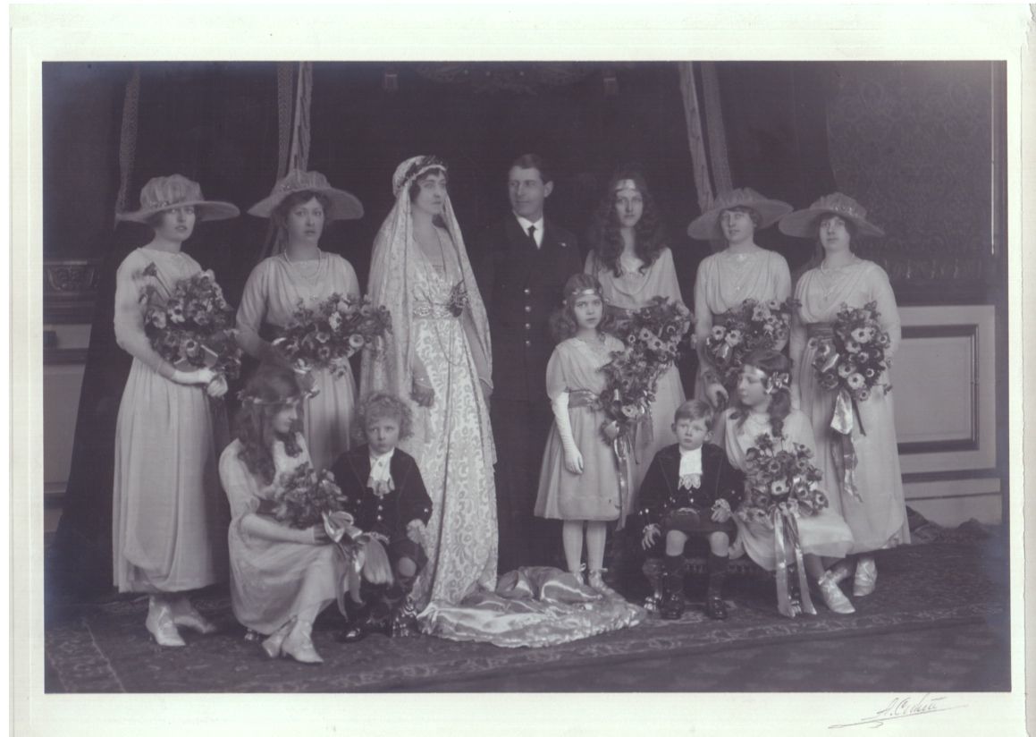 [PATRICIA — Excellent unsigned wedding photo by Alex Corbett | Sophie Dupré Autographs