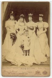 [MAUD — Delightful unsigned cabinet portrait by Gunn & Stuart, | Sophie Dupré Autographs