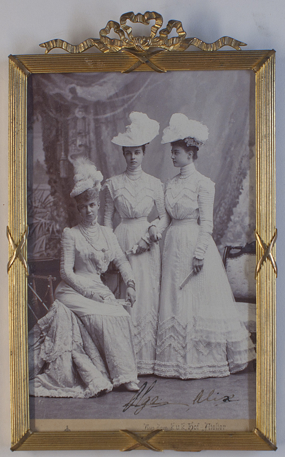 THYRA — Marvellous large cabinet photo by Carl Jagerspacher of Vienna, | Sophie Dupré Autographs