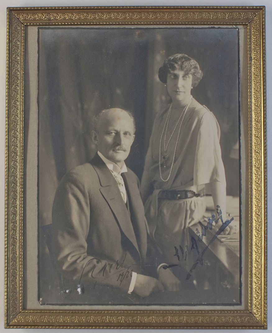 INGEBORG — Fine portrait photo signed by both and dated by the Prince, | Sophie Dupré Autographs