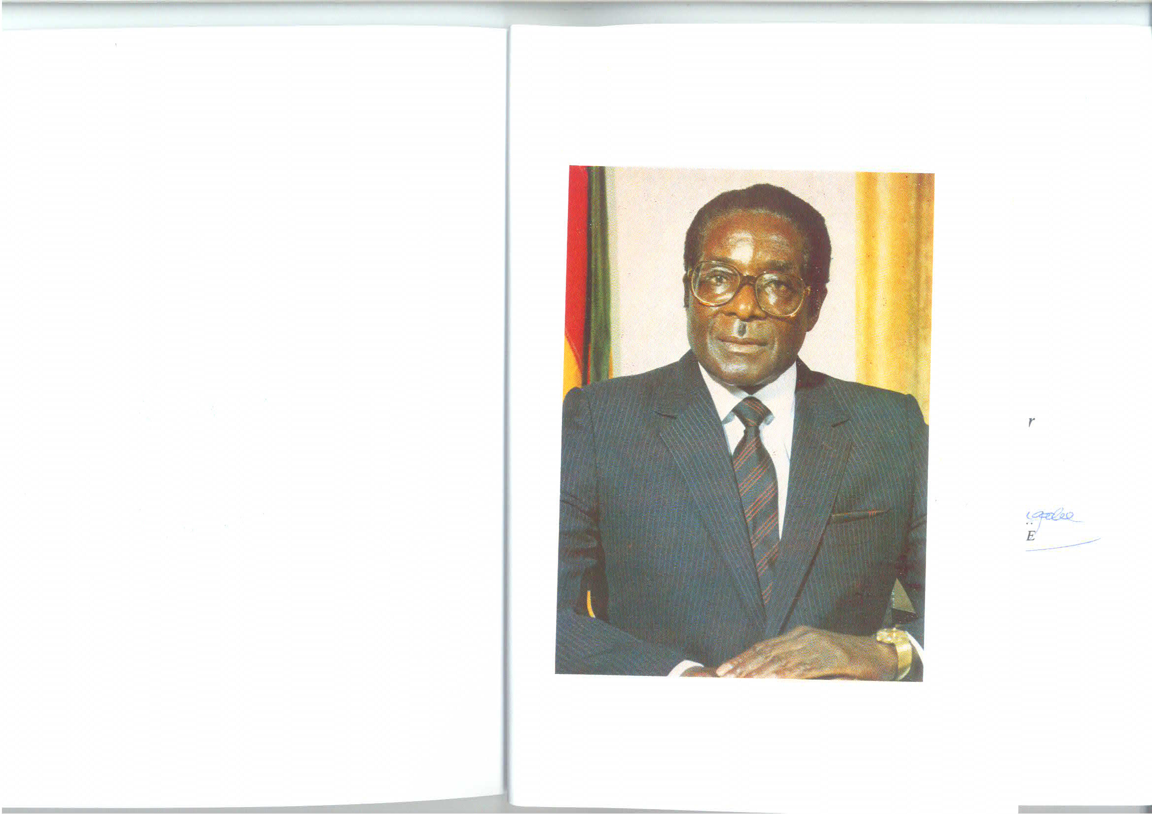 MUGABE — Christmas card signed by both, | Sophie Dupré Autographs