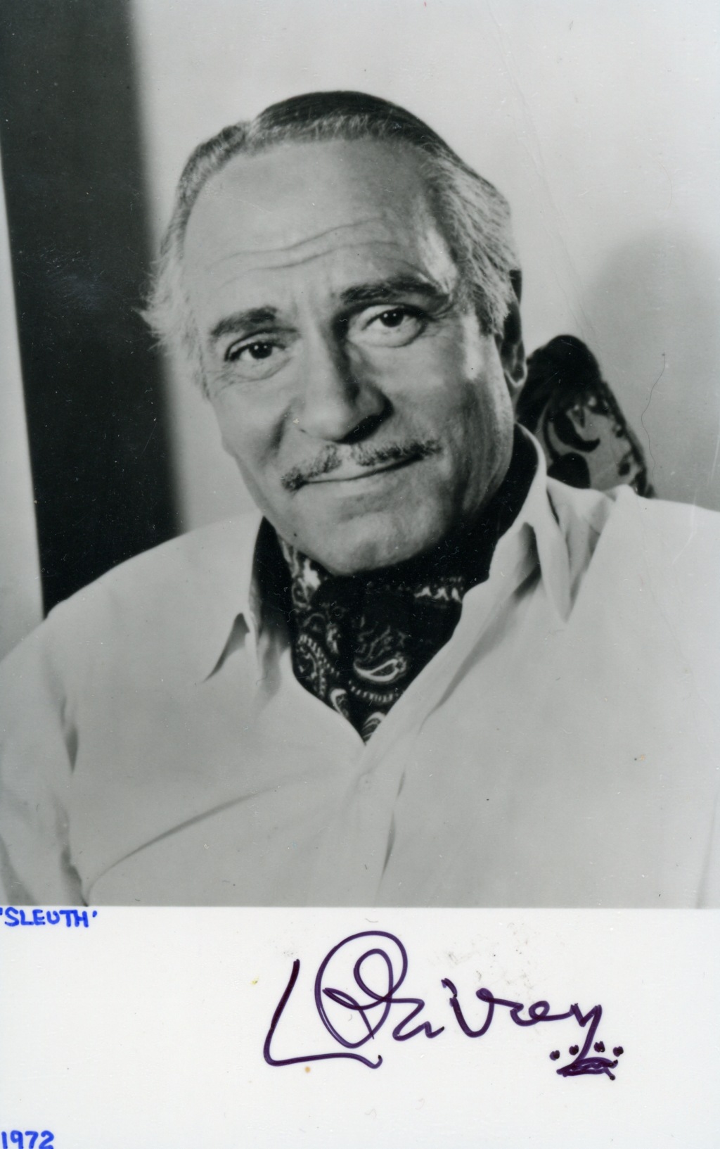 OLIVIER — Photo signed L. Olivier | Sophie Dupré Autographs