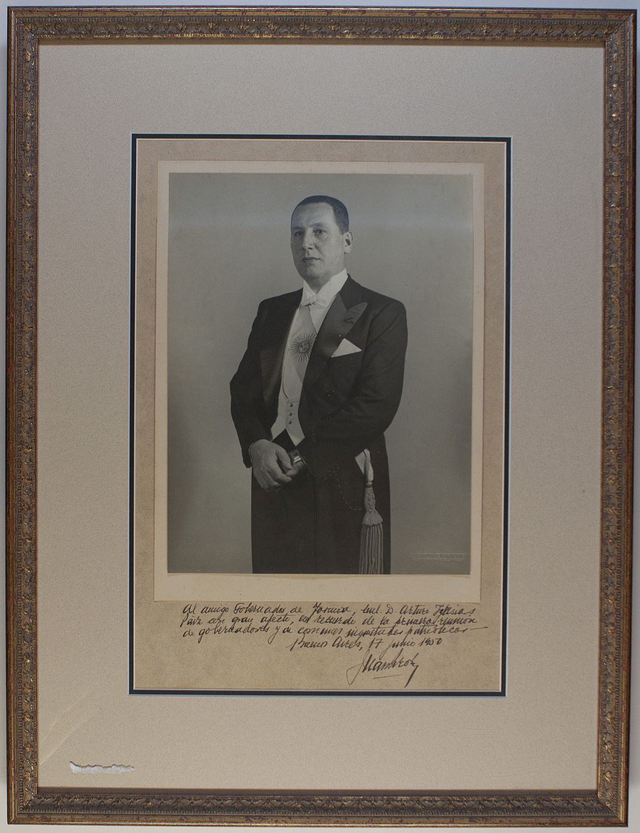 PERON — Superb pair of portraits, signed and inscribed | Sophie Dupré Autographs
