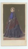 [VICTORIA — Exceptional hand coloured unsigned Carte-de-visite photograph by L.Hasse & Co., | Sophie Dupré Autographs