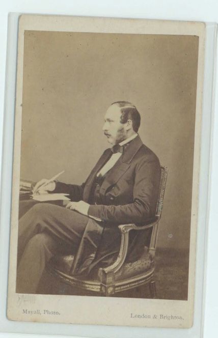 [ALBERT — Fine unsigned carte de visite photo by Mayall, | Sophie Dupré Autographs