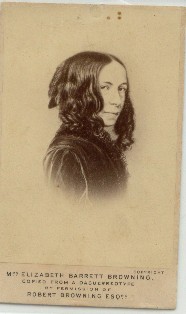 [BROWNING — Fine unsigned carte de visite copied from a Daguereotype, | Sophie Dupré Autographs
