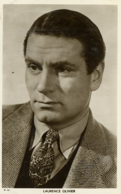 OLIVIER — Postcard photo signed L. Olivier, | Sophie Dupré Autographs