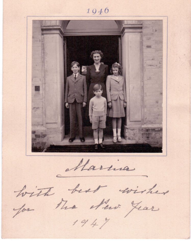 MARINA — Lovely photo, signed and inscribed on the mount, | Sophie Dupré Autographs