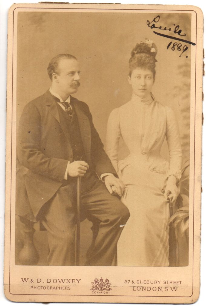 LOUISE VICTORIA — Fine cabinet photo by Downey, signed and dated, | Sophie Dupré Autographs