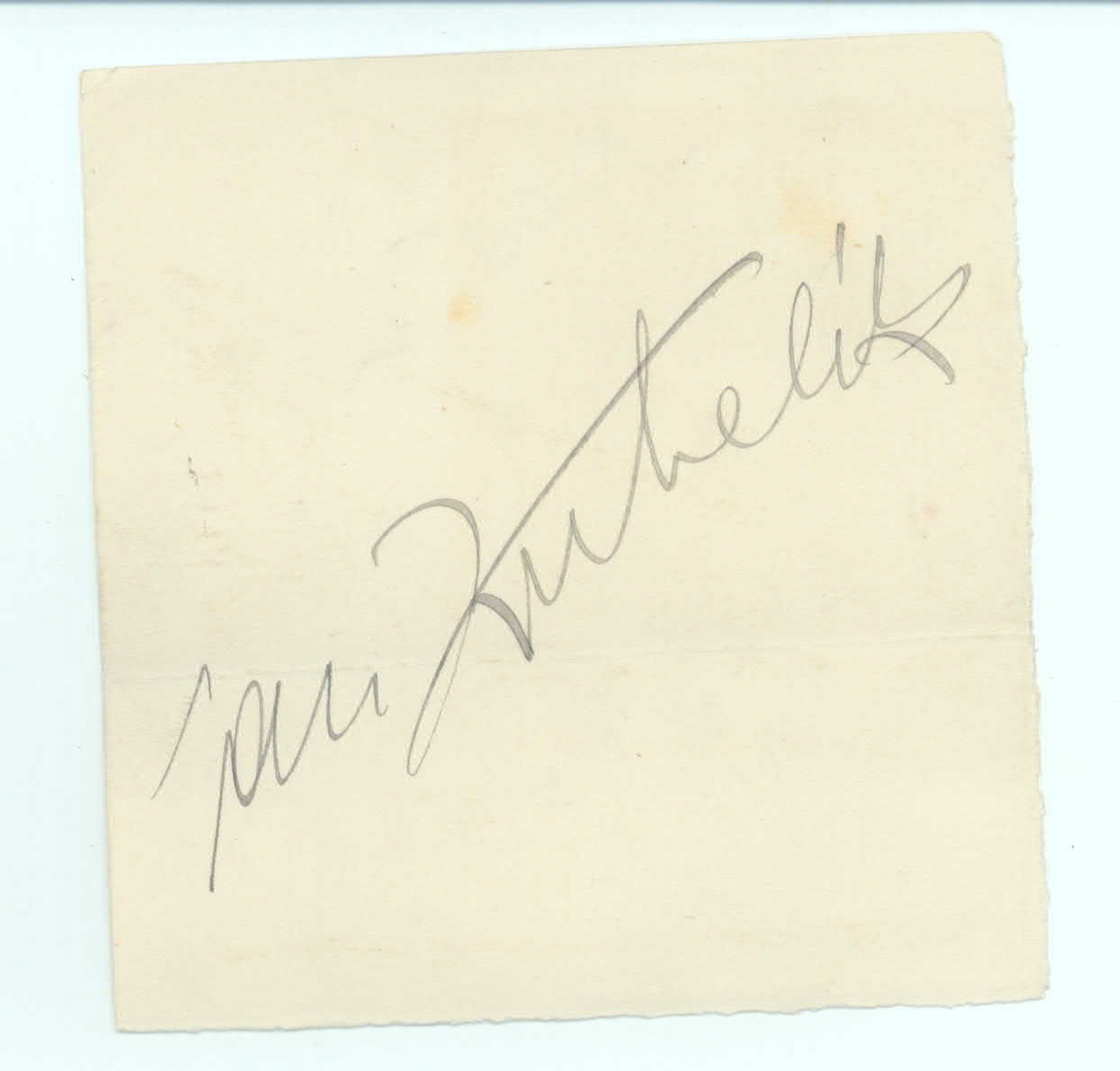 KUBELIK — Fine signature, | Sophie Dupré Autographs