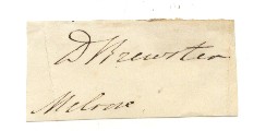 BREWSTER — Fine signature, | Sophie Dupré Autographs