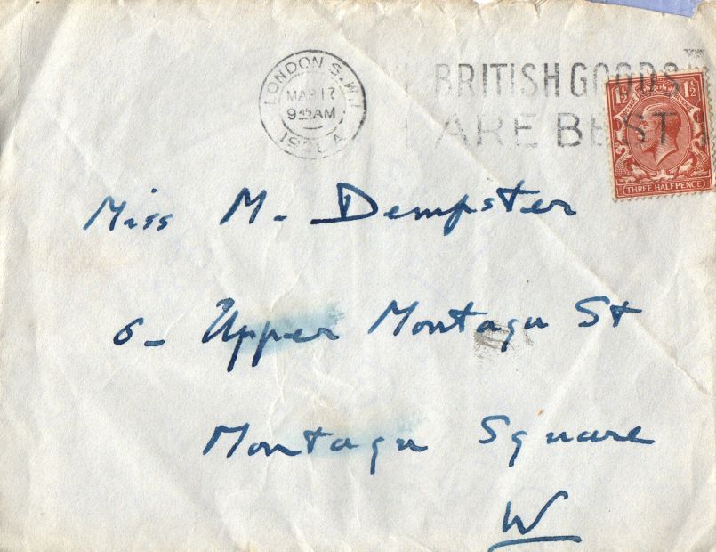 EDWARD VIII — Autograph letter with the signature and last few lines of text removed, to My Dear Sister, | Sophie Dupré Autographs