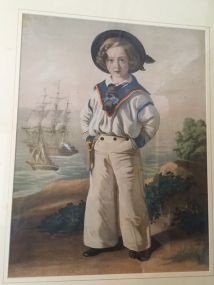 [EDWARD VII — Fine unsigned print of the portrait by Winterhalter | Sophie Dupré Autographs
