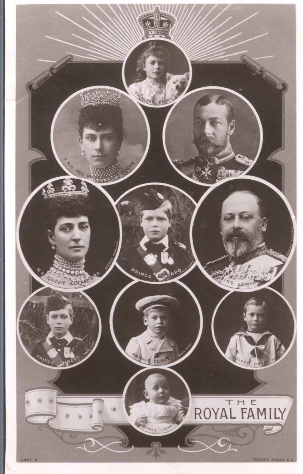 [EDWARD VII — Charming unsigned cabinet photo by W & D Downey | Sophie Dupré Autographs