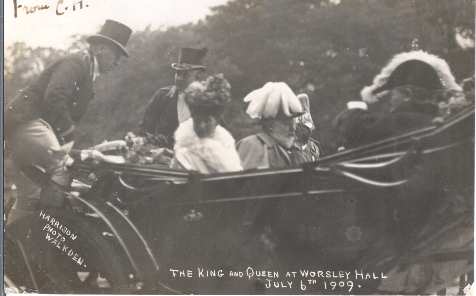 [EDWARD VII — Fine unsigned original  postcard photo by Walkden | Sophie Dupré Autographs